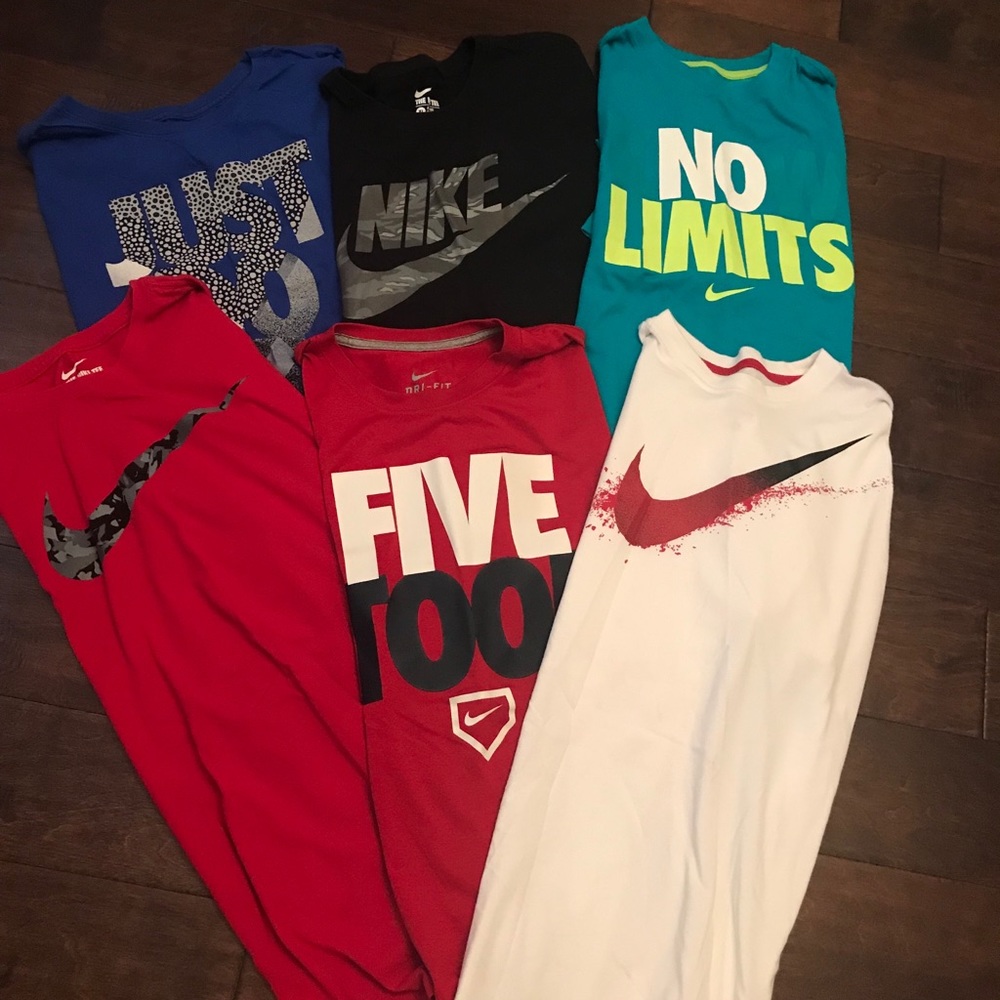 Set of 6 Nike t-shirts